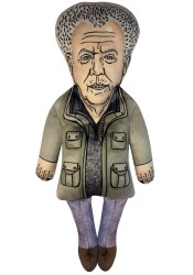 Jeremy Clarkson doll, The Farm doll, stuffed celebrity doll