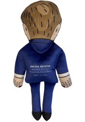 J. D. Vance doll, american politician textile doll, parody dog toy