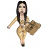 Kim Kardashian dog toy, celebrity plush doll, parody dog toy