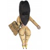 Kim Kardashian dog toy, celebrity plush doll, parody dog toy