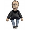 Steve Jobs doll, celebrity plush doll, parody dog toy