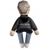 Steve Jobs doll, celebrity plush doll, parody dog toy