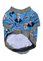 Boris dog T-shirt, parody dog clothes, political pet dress