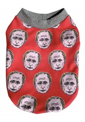 From Russia with Blood dog T-shirt, funny Putin dog clothes