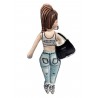 Bella Hadid dog toy, celebrity doll, parody dog toy