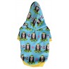 Billie dog hoodie (blue), celebrity dog clothes, funny dog clothes