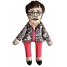 Müller Cecília dog toy, political parody dog toy, celebrity doll