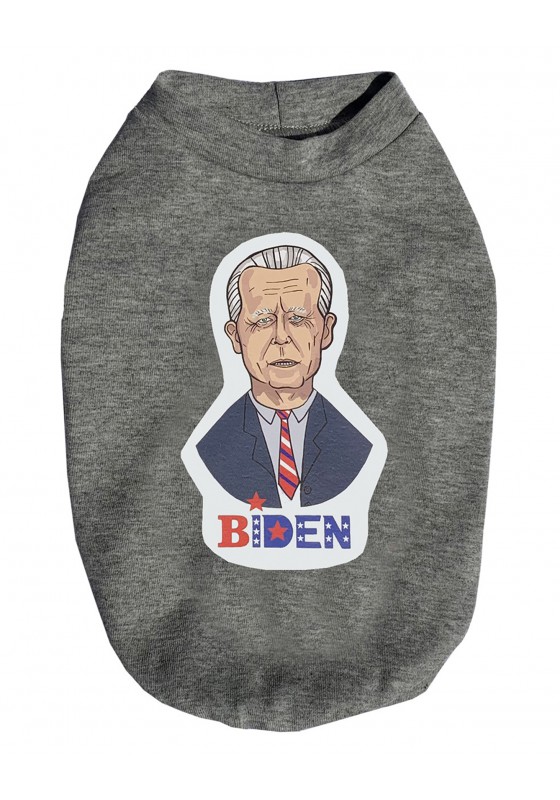 Joe Biden dog T-shirt, parody dog clothes, funny pet clothes