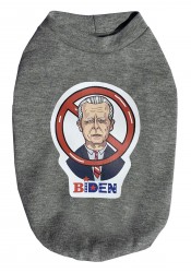 Stop Biden dog T-shirt, parody dog clothes, funny pet clothes