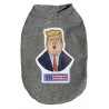 Trump dog T-shirt, parody dog clothes, funny pet clothes