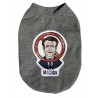 Stop Macron dog t-shirt, parody dog clothes, political pet clothes