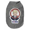 Stop Boris dog t-shirt, parody dog clothes, political pet clothes