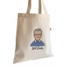 Bill Gates shopper bag, textile shopping bag, funny shopper