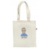 Bill Gates shopper bag, textile shopping bag, funny shopper