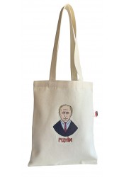 Putin Shopper bag, textile shopping bag, political shopper bag