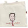 Elon Musk Shopper bag, textile shopping bag, celebrity shopper bag