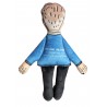 Bill Gates dog toy, celebrity doll, parody dog toy, celebrity doll