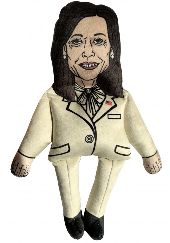 Kamala Harris dog toy, political dog toy, parody dog toy, personalized doll, celebrity doll