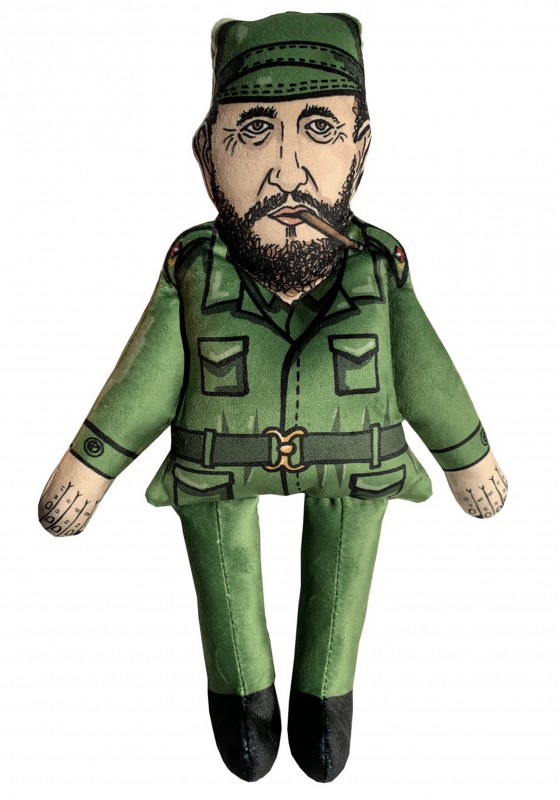 Fidel Castro dog toy, political dog toy, parody dog toy, personalized doll, celebrity doll