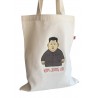 Kim Jong Un Shopper bag, textile shopping bag, political bag