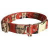 Erdogan dog collar, quick release collar, safety textile collar, political dog collar