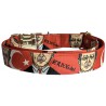 Erdogan dog collar, quick release collar, safety textile collar, political dog collar