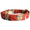 Erdogan dog collar, quick release collar, safety textile collar, political dog collar