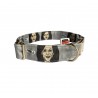 Kamala dog collar, quick release collar, safety textile collar, political collar