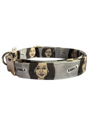 Kamala dog collar, quick release collar, safety textile collar, political collar