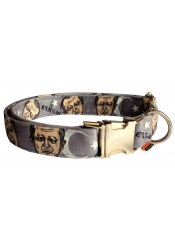 Erdogan dog collar, quick release collar, safety textile collar, political dog collar