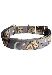 Erdogan dog collar, quick release collar, safety textile collar, political dog collar