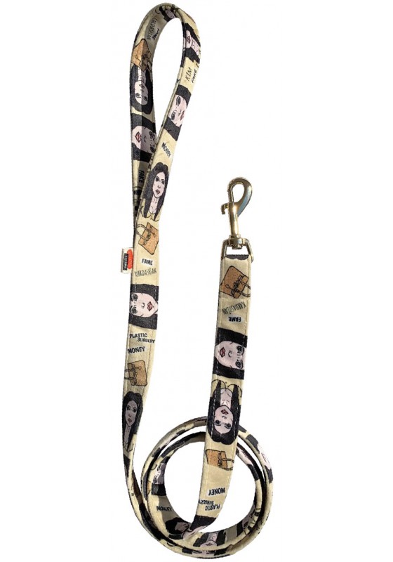 Kim Kardashian-nude dog leash, funny dog leash, printed pet leash, celebrity dog leash