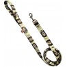 Kamala Harris dog leash, political dog leash, printed textile leash, yellow dog leash