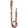 Putin dog leash, red textile leash, printed dog leash, political dog leash