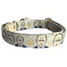 Putin dog collar, quick release collar, safety textile collar, political dog collar