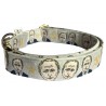 Putin dog collar, quick release collar, safety textile collar, political dog collar