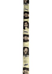 Kamala Harris dog leash, political dog leash, printed textile leash, yellow dog leash