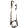 Putin dog leash, grey textile leash, funny dog leash, printed dog leash, political dog leash