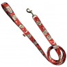 Erdogan dog leash, parody dog leash, printed dog leash, red dog leash, political dog leash