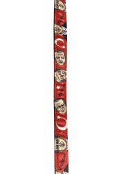 Erdogan dog leash, parody dog leash, printed dog leash, red dog leash, political dog leash