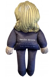 Marine Le Pen dog toy, famous person doll, celebrity doll, celebrity plush, political plush doll