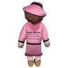 Coco doll, pink coco doll, coco plush doll, fashion icon doll, celebrity doll, designer doll