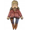 Joe Exotic dog toy, celebrity plush doll, funny doll toy, stuffed plush doll