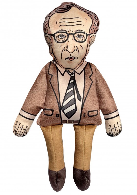 Woody Allen dog toy, celebrity dog toy, parody plush toy, personalized doll, celebrity doll