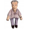 Jeremy Clarkson dog toy, celebrity doll, stuffed plush doll, famous person doll