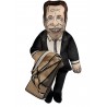 John Travolta as Vincent Vega, funny dog toy, celebrity plush doll