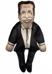 John Travolta as Vincent Vega, funny dog toy, celebrity plush doll