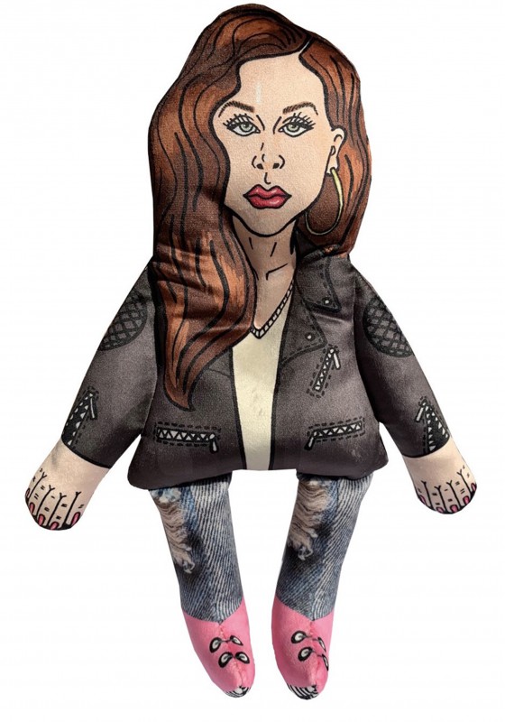 Lana del Rey dog toy, celebrity doll, parody dog toy, personalized doll, celebrity doll