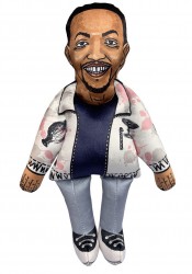 Anthony Mackie dog toy, celebrity doll, parody dog toy, personalised doll, celebrity doll