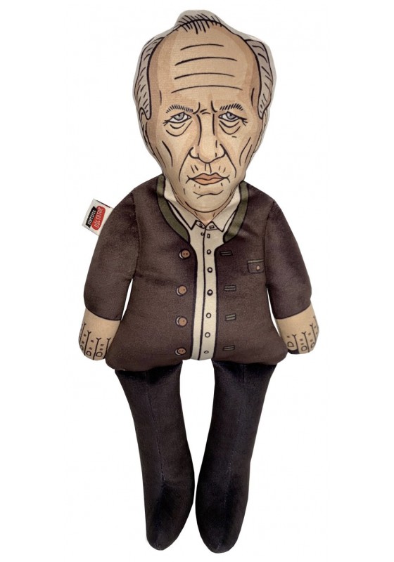 Werner Herzog doll, celebrity plush doll, parody doll